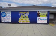 Hornet Stadium Concession Stand With Custom Graphics