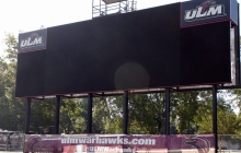 Scoreboard With Custom Graphics for ULM Warhawks