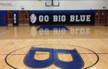 View of Gymnasium With Custom Wall Padding With Graphics